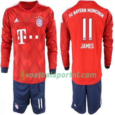 FC Bayern München James Rodriguez 11 Kind Thuis Tenue 2018-19 L/S